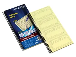 Terugbelboek A5707-020 74X125Mm 160 Notities Duplo
