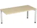 angle de liaison,HxlxP 680-800x1600x800mm,panneau érable,angulaire