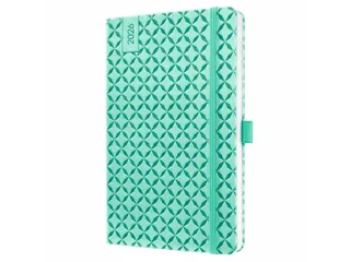Weekagenda Flair A5 2026 (NL/FR/EN/DU) Mint Green Hardcover - 1