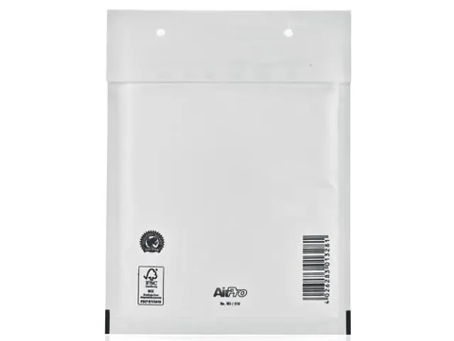 Luchtkussenenvelop 150x215 Mm Met Stripsluiting Wit