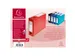 Klasseerdoos PP opaak rug 80mm rood