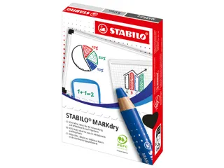 Whiteboardpotlood STABILO MARKdry 648/43 groen - 3