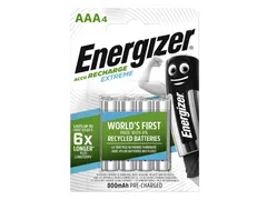 Batterij oplaadbaar Energizer 4xAAA 800mAh