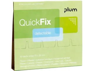 Plum QuickFix pleisterdispenser Navulling 30 Detectie pleisters Blauw - 2