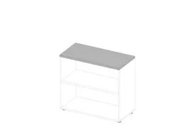 kantoorstelling,HxBxD 815x900x450mm,1xhouten vloer,2ordnerhoogtes