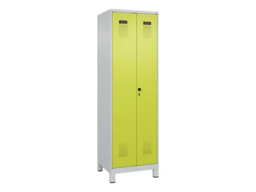 locker voor scheiding van kleding,HxBxD 1950x600x500mm,2vak