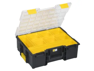 Assortimentskoffer,HxBxD 144x440x355mm,8bakken,PP,koffer zwart - 1