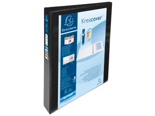 Ringmap PP Kreacover Personaliseerbaar A4+ 4D-R 30mm Zwart - 1