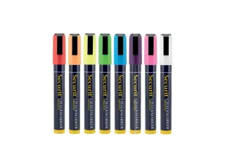 Krijtstift Securit Sma-510 Schuin Assorti 2-6mm Blister à 8st - 1