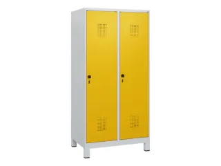 schoollocker,HxBxD 1630x800x500mm,2vak,vak B 400mm,draaigrendel,voeten - 2