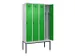 locker voor scheiding van kleding,HxBxD 2120x1200x500mm,4vak