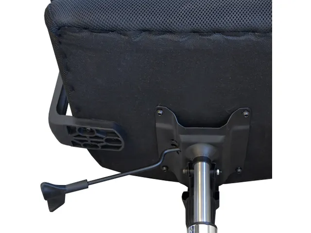Bureaustoel Basic Classic Zwart Stof Netrug