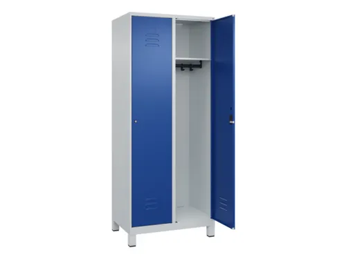 locker,HxBxD 1950x800x500mm,2vak,vak B 400mm,cil.-slot,voeten