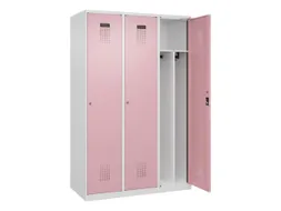 locker voor scheiding van kleding,HxBxD 1850x1200x500mm,3vak