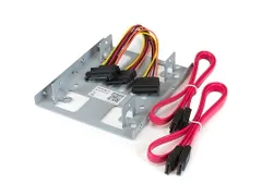 Dubbele 2,5 inch naar 3,5 inch HDD-steun voor SATA harde schijven