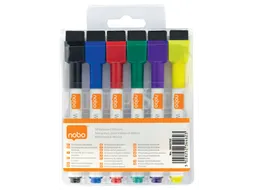 Nobo droog uitwisbare mini markers assorti