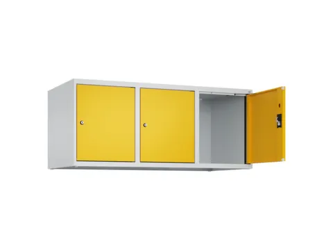 opzetkast,v. locker,3vak.,vak B 400mm,HxBxD 500x1200x500mm