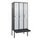 locker met bank,HxBxD 2120x900x815mm,3vak,vak B 300mm,draaigrendel
