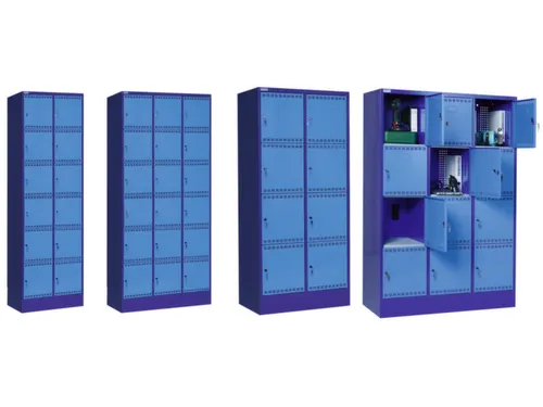 Elektro-Vakkenkast Hxbxd 1995x905x582mm 18 Vakken Sokkel