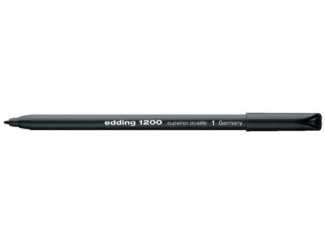 Fineliner edding 1200 zwart 0.5-1.0mm