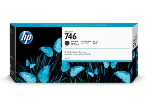 P2V83A HP 746 DNJ ink matte Zwart Toner 300ml