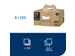 Reinigingsdoek Tork Heavy-Duty W7 vel dosering 120 doeken wit 530176