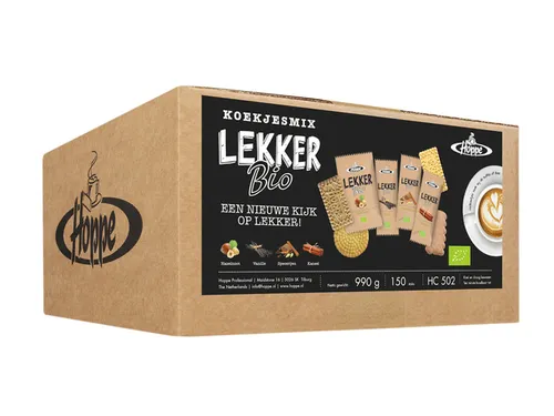 Koekjes Hoppe Lekker Bio koekjesmix 150 stuks