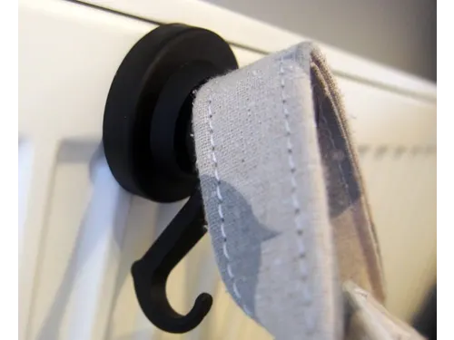 Magneet met haak MAUL 53mm trekkracht 10kg Zwart