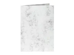 Correspondentiekaart Papicolor dubbel 105x148mm marmer grijs pak 6 st