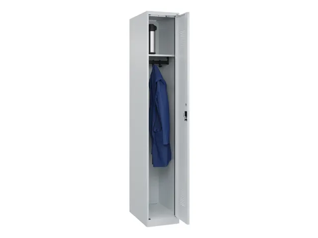 locker,HxBxD 1850x300x500mm,1vak,vak B 300mm,cil.-slot,staand op vloer