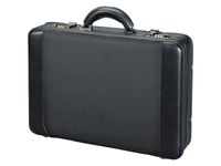 pilotenkoffer Alassio modica 32,5x45,5x10,5 cm zwart nylon kunstleer