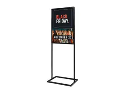 Poster Display Decor Click Dubbelzijdig A1 Zwart