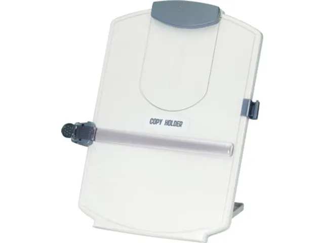 Desktop Easel-Documentenhouder A4 Met Clip Lichtgrijs