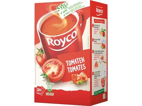 Royco Minute Soup Classic Tomaat Doos 25 Stuks