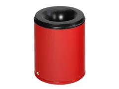 prullenmand zelfblussend 80 liter HxØ 560x465mm kop zwart rood