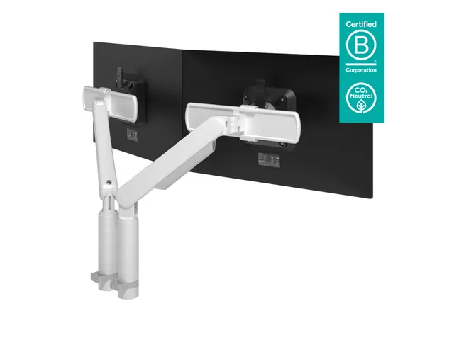 Viewprime Plus Monitorarm 65.210 2 Schermen Wit