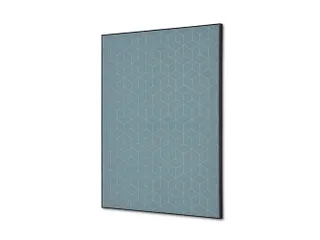 Wanddecoratie Textiel Set A2 Hexagon Grijs - 1