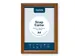 Cadre clipsable Europel A4 25mm Alu aspect bois
