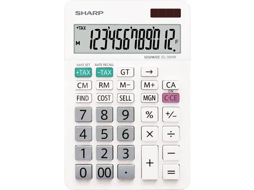 bureaurekenmachine EL-334W wit