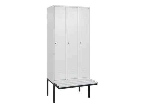 locker voor scheiding van kleding,HxBxD 2120x900x815mm,3vak
