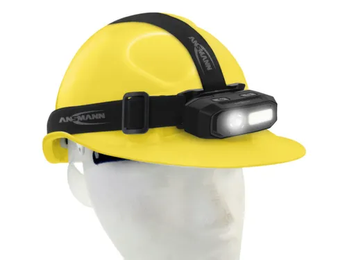 hoofdlamp,behuizing alu/ABS,LED,250-600lumen,hoofdband,sensor