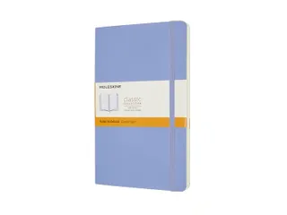 Notitieboek Moleskine large 130x210mm lijn soft cover hydrangea blue - 1