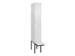 locker met bank,HxBxD 2120x300x815mm,1vak,vak B 300mm,cil.-slot
