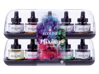 Inkt Talens Ecoline met pipet additional set à 10 ass