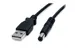 2m USB naar 5,5 mm voedingskabel type M connector