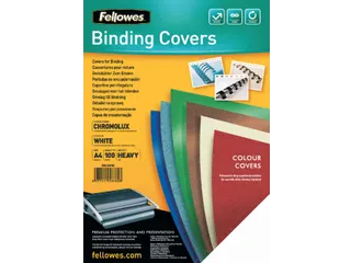 Voorblad Fellowes A4 Chromolux 250 Grams Wit 100stuks - 3