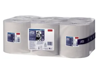 Poetspapier Tork M2 1 laags 6 rollen wit 100134 - 9