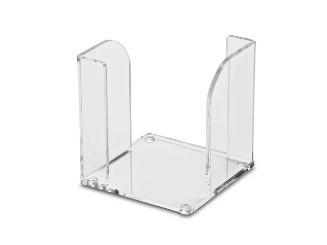 Acryl Memobox 9x9cm zonder memo's