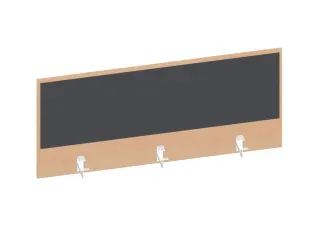 baliepaneel bureau aanbouw achter NE-esdoorn BN8010-antraciet 1200mm - 1