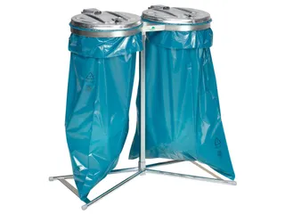 Dubbele Afvalverzamelaar Standhouder 980x850x480mm 120 Liter - 1